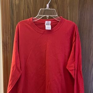PLAIN Red Long Sleeve Shirt